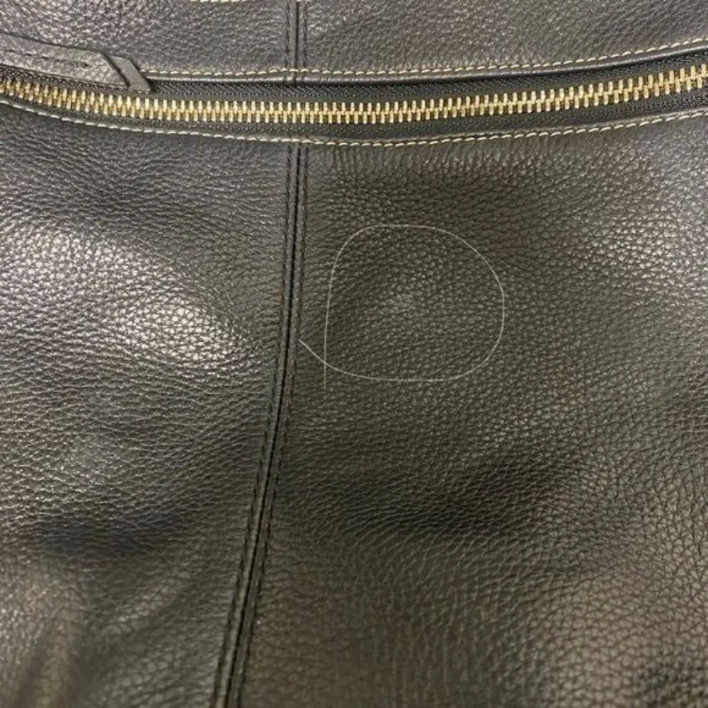 Coach Black Leather Hobo C1076-F15064
